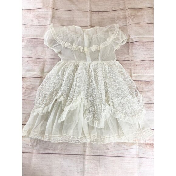 Vintage 1950's First Lady of The Party By Merry Girl - Girls Mesh Dress - No Siz - Picture 12 of 13